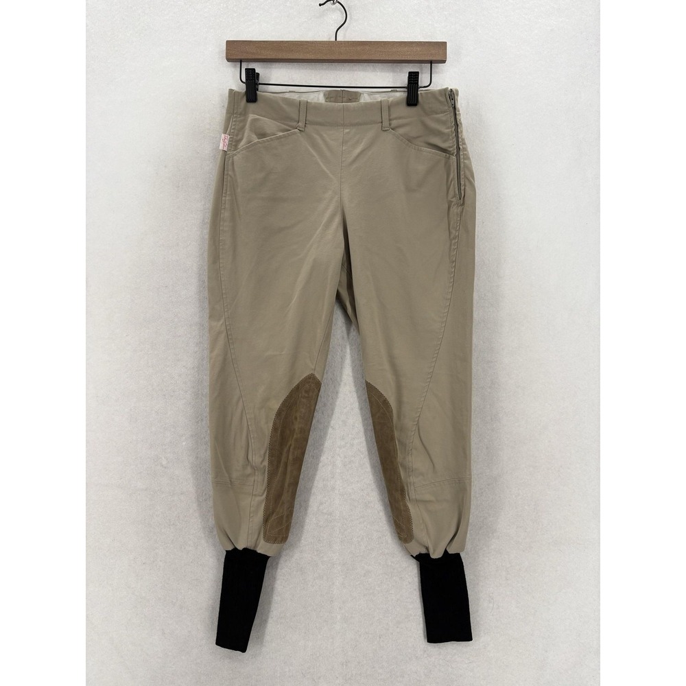 The Tailored Sportsman Breeches Womens 30 Tan Riding Kneepatch Pants Stretch